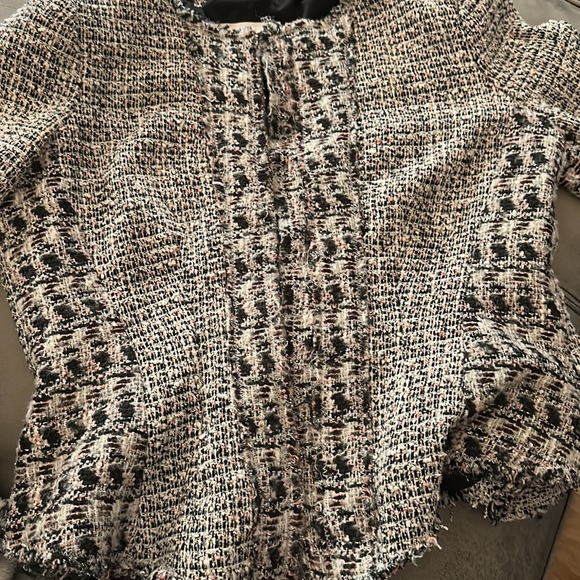 Rebecca Taylor Tweed Knit Blazer🖤🤍🖤 - Picture 6 of 9